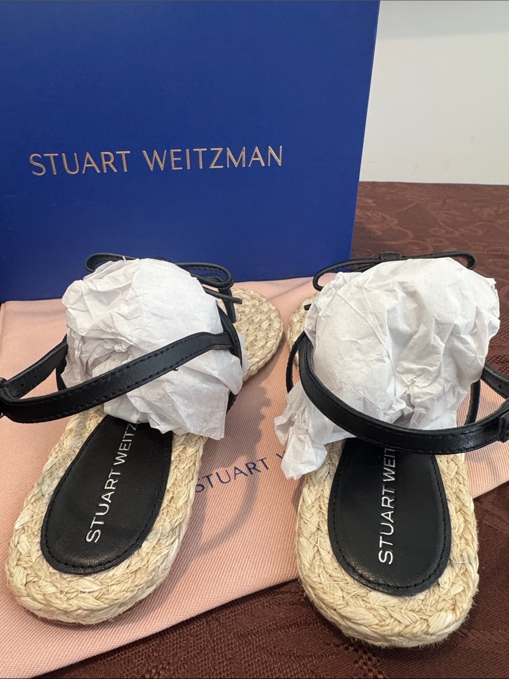 Stuart Weitzman ‘Falicity’ Slingback Espadrille Sandal. Ladies 8.5. - Picture 9 of 16